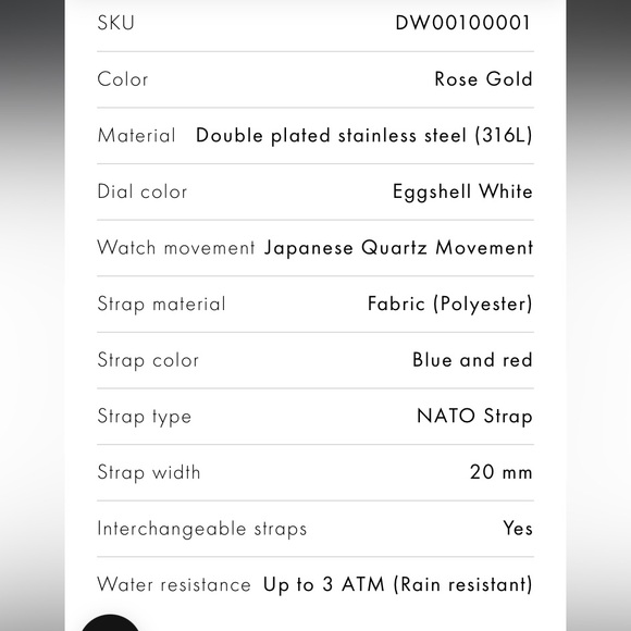 (NEW) Daniel wellington watch classic-oxford - Picture 7 of 7